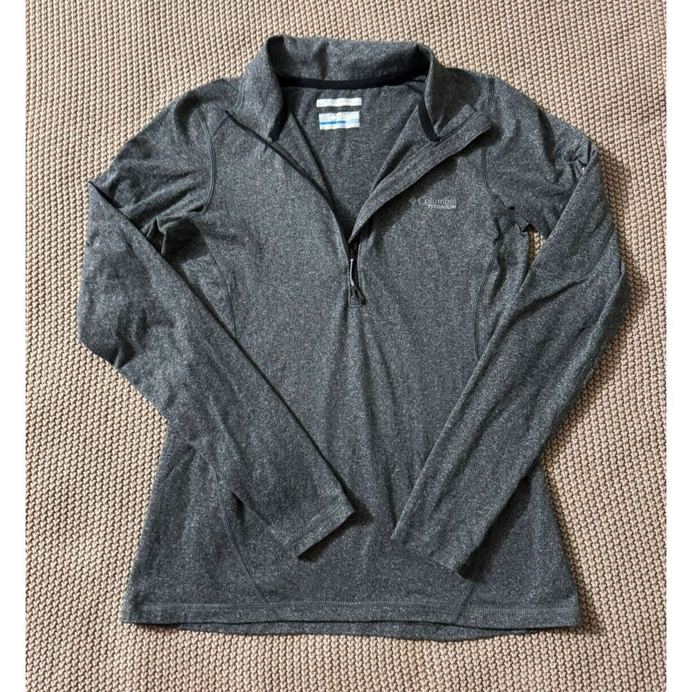 Columbia Womens Sportswear Titanium  1/4‎ Zip Pullover Omni Wick Sz Xsmall